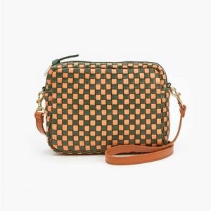 Clare V Midi Sac - Green & Peach